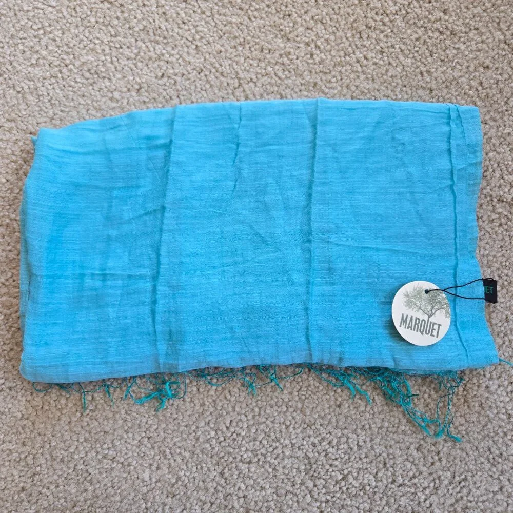 NWT Marquet Silk Cotton Lightweight Summer Scarf